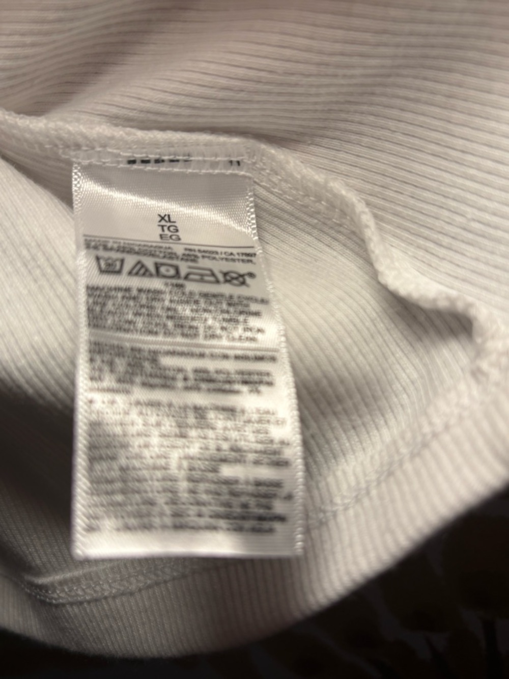 Old Navy Main Squeeze Lemon Graphic Tee Women's Size XL White Ribbed Baby T Y2K - Picture 3 of 7